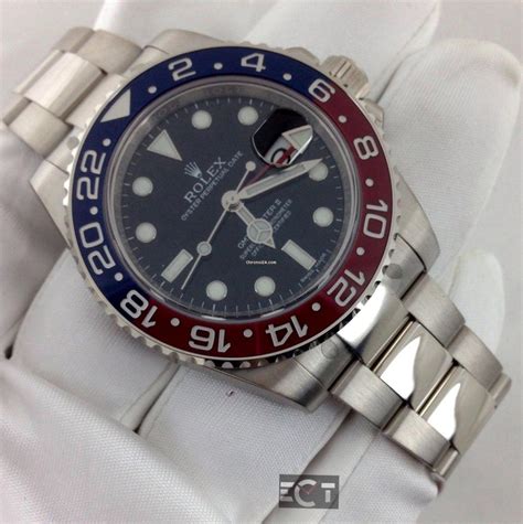 rolex submariner pepsi white gold|Rolex Submariner Pepsi price.